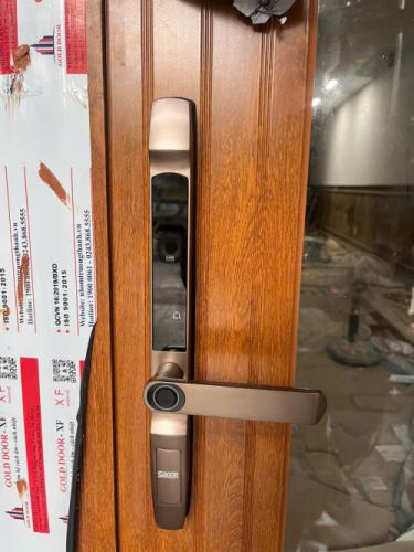 Bàn giao công trình lắp đặt khóa điện tử Siker KTS 150BR tại quận Tân Phú, TP HCM